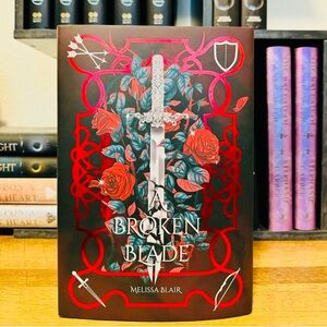 Bookish Box Exclusive Signed Edition A Broken Blade by Melissa Blair